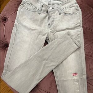 LEVIS 535 - SUPER SKINNY- Gray Jeans